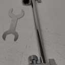 NearMoon Adjustable Shower Arm Universal Connection, Solid Brass Extension Arm, Adjust Angle to Upgrade Shower Experience, Easy to Install, Anti-leak (Chrome Finish)