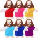 Barydat 6 Pcs Easter Jesus Plush Toy 6 Inch Jesus Stuffed Doll Christian Gifts Plushie Christ Religious Savior for Easter Church Sunday School Baptism Gifts Party Favors(Multicolor)