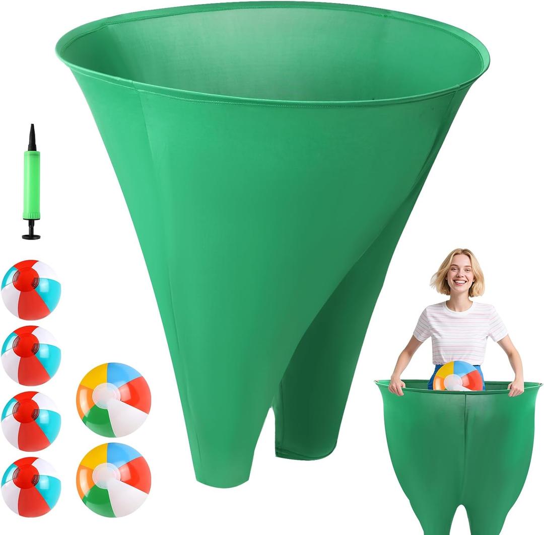 Granny Pants Yard Game Sets,with 6 Bouncy Balls and 1 Pump,Granny Pants Outdoor Game,Premium Fabric,Perfect for Outdoor Games for Adults and Families,Backyard Gatherings,and Team Games