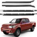 Door Belt Window Molding Weatherstrip Trim Seal Belt Front & Rear Compatible with Toyota Vehicle Tundra 2000-2006 Replace# 75740-0C022 75730-0C022 75720-0C010 75710-0C010 (4PCS)