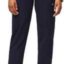 FIGS YOLA High Waisted Skinny Scrub Pants for Women  11 Pockets, 4-Way Stretch, Yoga Waistband (Medium, Navy)