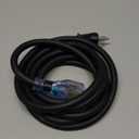 250V ONLY  NOT for 110V Outlets  NEMA 6-20P to 6-15R/6-20R 2-in-1 Extension Cord, Heavy Duty Conveter Cable, NOT Standard 5-15P Plug, Cord with Red Indicator Light for Air Conditioner