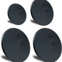 4 PCS Stove Burner Cap Set Compatible With Whirlpool,Maytag,KitchenAid Stoves Replace For AP7192865 W11435570 W11352138 PS16731145 W11605759