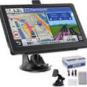 GPS Navigator for Car, Truck GPS with 7'' Touchscreen, Free Lifetime Updates, Car Navigation System with Turn-by-Turn Voice Guidance, Speed & Red Light Warning for All Cars (Black)