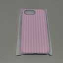 Jusy Compatible with MagSafe Striped Phone Case for iPhone 16e, Cute Aesthetic Magnetic Soft TPU and Hard PC Protective Phone Cover for Women GirlsMatte - Dark Pink