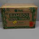 Reli. Bamboo Paper Towels (8 Pack) | Paper Towels Rolls 2 Ply | 75 Sheets/Roll, Full Size Sheets | Unbleached, Organic Rolls for Kitchen, Bathroom | 100% Bamboo
