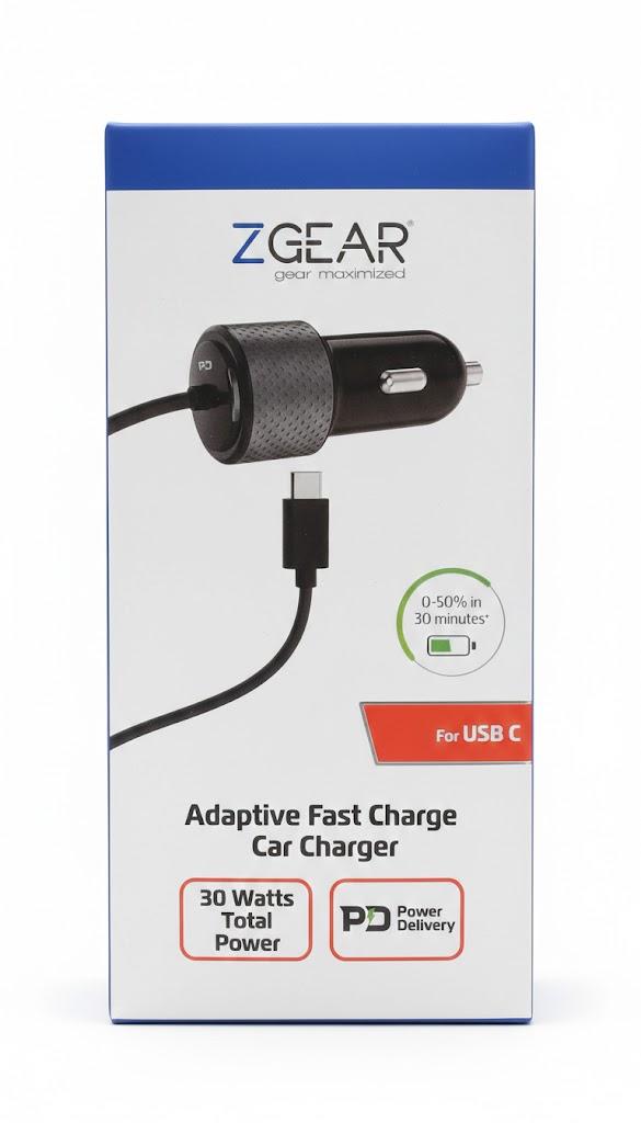 ZGear 2.4AMP Car Charger Type-C