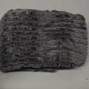 MIULEE Neutral Grey Decorative Throw Pillow Covers for Couch Bed Living Room 18x18 Inch Set of 4 Modern Western Striped Cushion Covers Soft Corduroy Pillowcases Industrial Home Decor Gradient Series