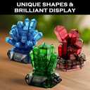 Easter Basket Stuffers for Adults, 564PCS Geology Crystal Collection Kit with 6 Gems Models  Home and Office Decor for Adult, Elegant Desk Dcor & Easter Gift for Men & Women