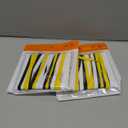 UpUGo 6 Pair Flat Shoe laces, 5/16" Wide Shoelaces for Athletic Running Sneakers Shoes Boot Strings