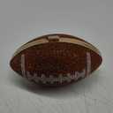 Football Purse Rhinestone Sparkly Glitter Clutch Purses Women Bling Evening Bag Crystal Rugby Ball Shaped Novelty for Party (Brown)