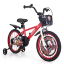 18" Kids Bike Adjustable Handlebar Double Brake Removable Storage Basket 4-8 Old