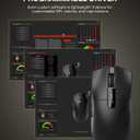 G59 Wireless Gaming Mouse, PAW3950 Sensor, 30,000 DPI, 8000Hz Polling Rate, Programmable Buttons, RGB 68g Tri-Mode Lightweight Esports Mouse for PC/Laptop/Mac