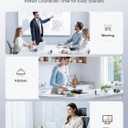 TK3 Pomodoro Timer Cube, Desk Productivity Timer with 5/10/30/60 Min Presets, Custom Countdown, Stopwatch, Clock, 3 Alarm, Silent, Vibrate & Sound Alert, for Task, ADHD, Study, Kitchen, White