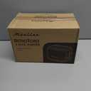 MUELLER HOME Retro Toaster 2 Slice, 7 Browning Levels, 3 Functions (Reheat, Defrost, Cancel), Stainless Steel Features, Removable Crumb Tray, Under Base Cord Storage, Black