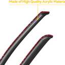 in-Channel Window Rain Guards for 2015-2022 Chevy Colorado/GMC Canyon Crew Cab, Window Visors Vent Guard Shade Deflectors