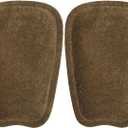 pedag Supra | German Handmade Shoe Tongue Pads | Soft Suede Leather and Memory Foam Shoe Padding | Solves Loose Shoes Problem | 1 Pair, Large/X-Large Size (Brown)