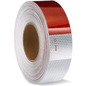2" X 164FT DOT-C2 Reflective Tape, Waterproof Reflector Conspicuity Tape, Safety Sticker Strips for Trailers, Cars, Trucks, Warning Tape Automative Accessories