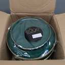 Emerald Green and Gold Rim Combo Plates, 8" & 10" - Case of 480 (4 packs x 120)
