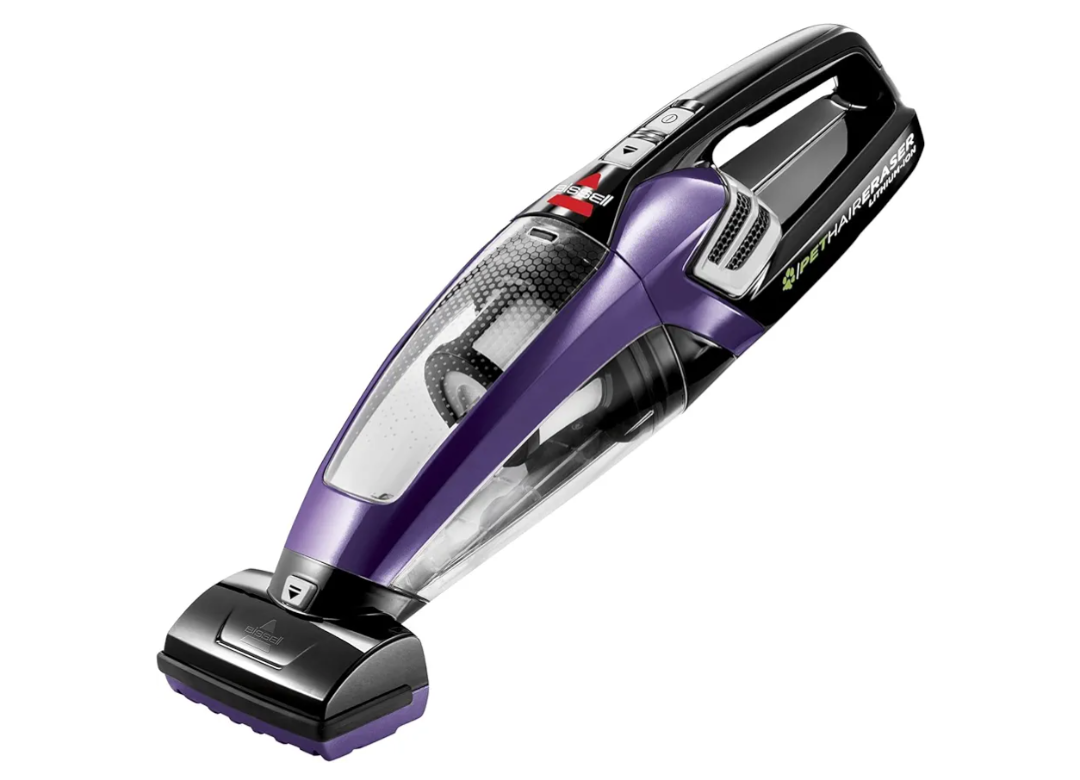 BISSELL Pet Hair Eraser Cordless Hand Vacuum, Lithium Ion, Home, Auto, and Pet Vacuum, Easy-Empty Dirt Bin, Upholstery Tool, Brush Tool, and Crevice Tool Included, 2390A