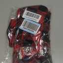 Malier Dog Winter Coat, Classic Plaid Fleece Dog Cold Weather Coats Pet Jacket with Pocket, Windprood Warm Coat Vest Pet Clothes Apparel for Small Medium Large Dogs (Red, Large)