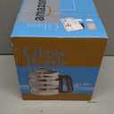 1 Gallon/ 4l Water Glass Carafe for Distiller, Replacement Distilled Water Jug Compatible with Counter Top Water Distiller Filter