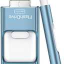 Amazon.com: Flash Drive for iPhone 256GB, 4 in 1 USB Type C Memory Stick, Photo Stick External Storage Thumb Drive for iPhone iPad Android Computer, Sky Blue : Electronics