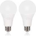 Radar Motion Sensor Light Bulb, 2 Pack A21 15W (100W Equivalent) 1500LM E26 Dusk to Dawn LED Bulbs Outdoor Lighting, Auto Motion Detector Light for Garage, Porch, Driveway, Patio,（Daylight 5000k）