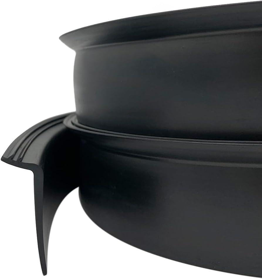 RV Slide Out Wiper Seal, RV Camper Replacement Kit for 1-1/2" R854056 Rubber Seal Strip(Clip on), 26.3Feet