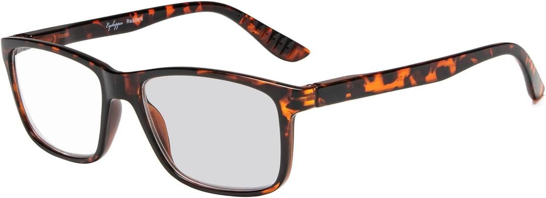Eyekepper Transition Photochromic Reading Glasses for Women and Men Tortoise +1.25 (C04)