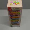 Nene Toys Wooden Tumble Tower Game with Animals & Colors, 4-in-1 Educational Family Board Game for Kids Ages 3-9, Creativity & Cognitive Skills Booster - Gift for Boys Girls 3+ Years