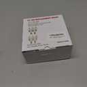 25 Pack C7 Led Blue Replacement Light Bulbs, Blue Christmas Outdoor String Lights Bulbs, Shatterproof Led Night Light Bulbs, E12 Candelabra Base, 0.6W Energy-Efficient LED Bulbs