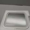 ROLOVE 8x10 Inch Lighted Vanity Mirror, 3-Color Dimmable LED Lighting & Touch Control, Portable Makeup Mirror with U-Bracket for Travel/Dressing Room (White)