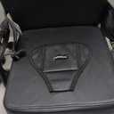 HOMEAL Booster Seat for Kitchen Chair - Toddler Booster Seat for Dining Table - Dining Seat with Adjustable Straps - Non-Slip Base & Breathable Fabric - Dark Gray