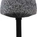 Grey Corner Cobweb Duster Head Brush - High Efficiency Twist-On Spider Web Brush Cleaning Tool for Indoor & Outdoor Cleaning, Compatible with Standard Acme Threaded Poles -1 Pack