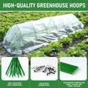 30Pcs Garden Hoops for Raised Beds, Greenhouse Hoops for DIY Grow Tunnel, Garden Hoops Grow Tunnel, Greenhouse Garden Grow Tunnel Netting Hoops, Greenhouse Support Hoops Garden Bed Hoops