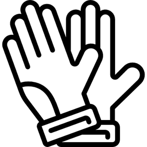 Grey gloves, Large