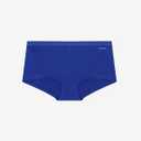 Organic Basics Women's Core Shorty Ribbed Cotton Boyshort Underwear (Vibrant Blue, S)