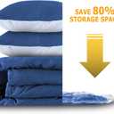 MEIQIHOME Vacuum Storage Bags, Space Saver Sealer Bags,Vacuum seal bags for clothing, Pillows, Comforters, Blankets, Bedding,Travel,7 Jumbo