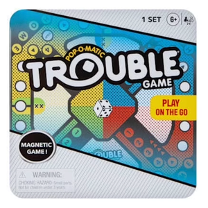 Hasbro Gaming Trouble Game On The Go Magnetic 1 Set