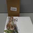 Joliyoou Solar Light Outdoor Statues, 6.9" H Resin Rabbit Climbing On A 23.6" L Vine with LED Lantern, Waterproof Hanging Bunny Figurine with Hook for Easter Yard Garden Wall Balcony Tree Decoration