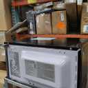 BLACK+DECKER EM720CB7 Digital Microwave Oven with Turntable Push-Button Door, Child Safety Lock, 700W, Stainless Steel, 0.7 Cu.ft