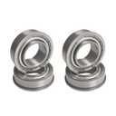 4 Pack Upgrade Alloy Steel Front Wheel Bearing for John Deere AM127304 AM118315 AM35443 for Husqvarna Lawn Mower ID 3/4" x OD 1-3/8" Steel Shield Dust Cover 6003-2RS Bearing