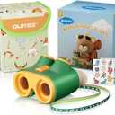 Binoculars for Kids 8x30,Adjustable Neck Strap/Shoulder Bag Stickers, Toy Binoculars for Bird Watching,Camping, Learning,Exploration Gift for Boys Girls 6-12 Years