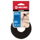 VELCRO Brand ONE-WRAP Cable Ties, Strong Construction Narrow Width in Pre-Cut Ties, 25ct, Black For Cable, Wire and Cord Management