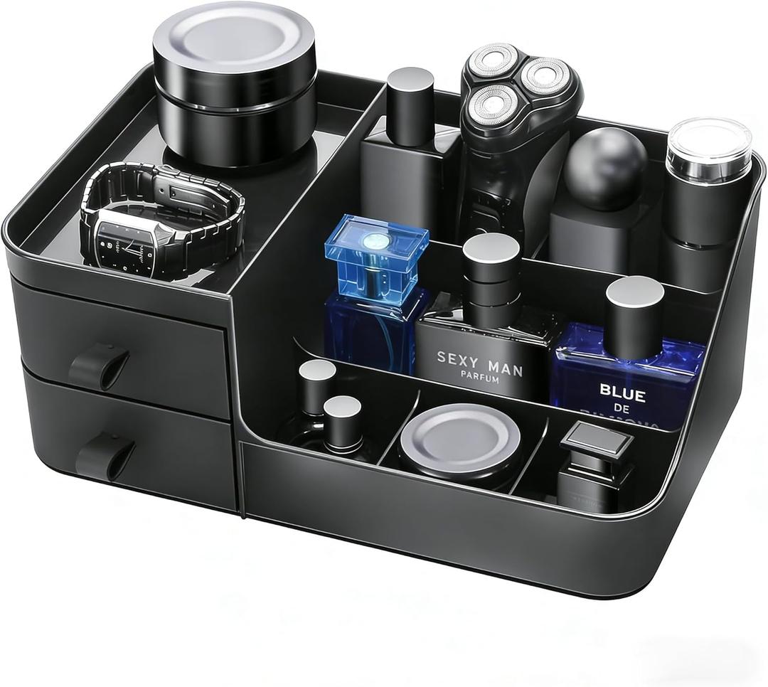 Cologne Organizer for Men,Dresser Organizer, Mens Organizers,Perfume Organizers, Cologne Stand, Organizador de Perfumes,Shelf for Bathroom Counter,Bathroom Countertop Storage,Easter Gifts for Men