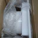 Bathroom Exhaust Fan 10" Panel Ultra Quiet without Light8x8 Mount, 110CFM, 4" Duct for Bathroom/Garage/Home (8in(Hole Size))