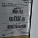 Carex Toilet Seat Riser, Round Raised Toilet Seat Adds 3.5 inches to Toilet Height, for Assistance Bending or Sitting, 300 Pound Weight Capacity Toilet Riser