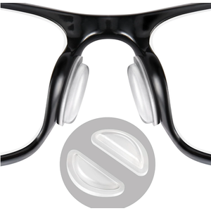  Eyeglass Nose Pads, Comfort Soft Silicone Glasses Nose Pad, Anti-Slip Heighten Air Chamber Glasses Grips for Eyeglasses and Sunglasses
