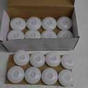 MODGY LED Floating Tealight Candles Flameless Battery Operated Flickering Light Candle, Water-Activated, White, Set of 4
